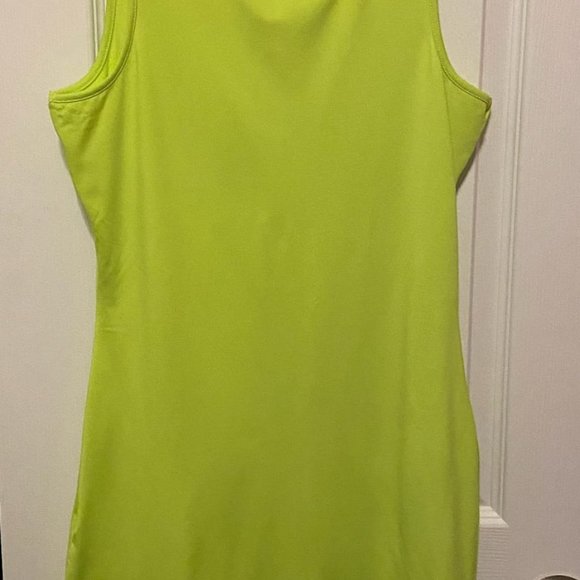 Lime Green Bodycon Dress (NWOT) - Picture 3 of 3